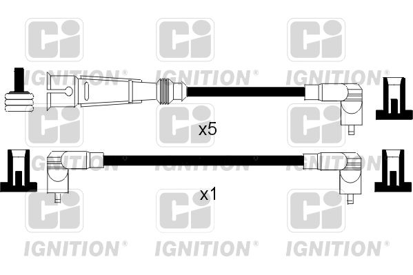 QUINTON HAZELL Комплект проводов зажигания XC788